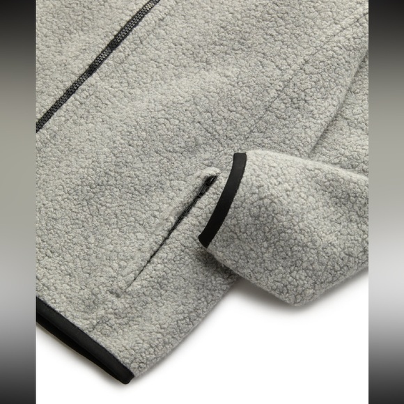 ANIÁN The Pecora Wool Zip Fleece sweater - light grey - medium - Picture 13 of 13